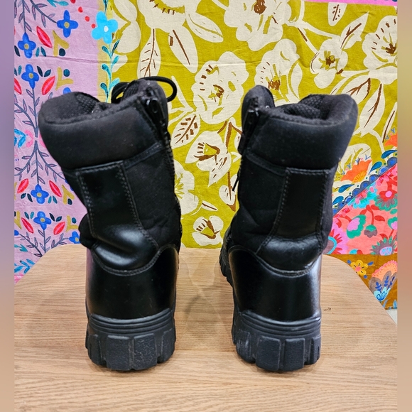 Men's Bates Enforcer Series Steel Toe Safety Protective Black Work Boots Size 12 - Picture 8 of 12